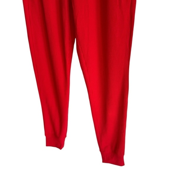 NWT Zyia Active Don't Wake Me Up Thermal Joggers, Red, Size M - Picture 6 of 8